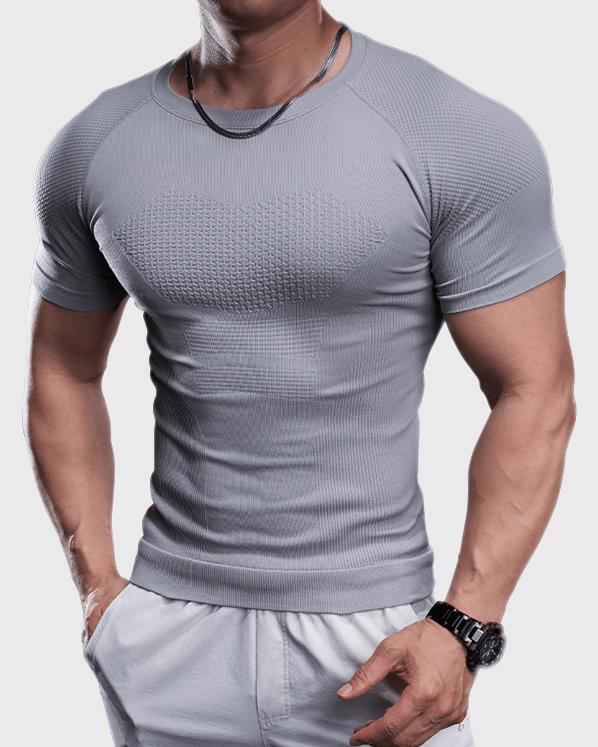 Seamless Quick - Dry Compression T-shirt - Gymfit