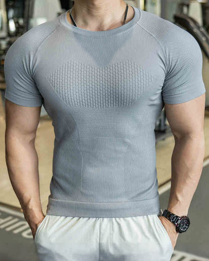 Seamless Quick - Dry Compression T-shirt - Gymfit