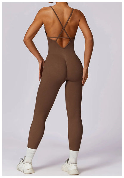 Combinaison sans couture froncée - Gymfit