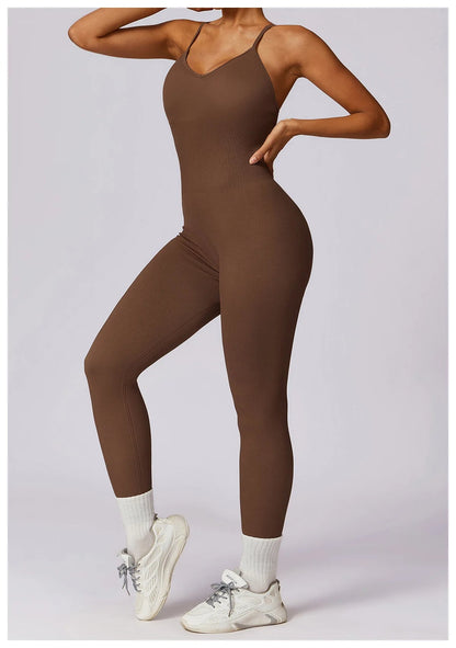 Combinaison sans couture froncée - Gymfit