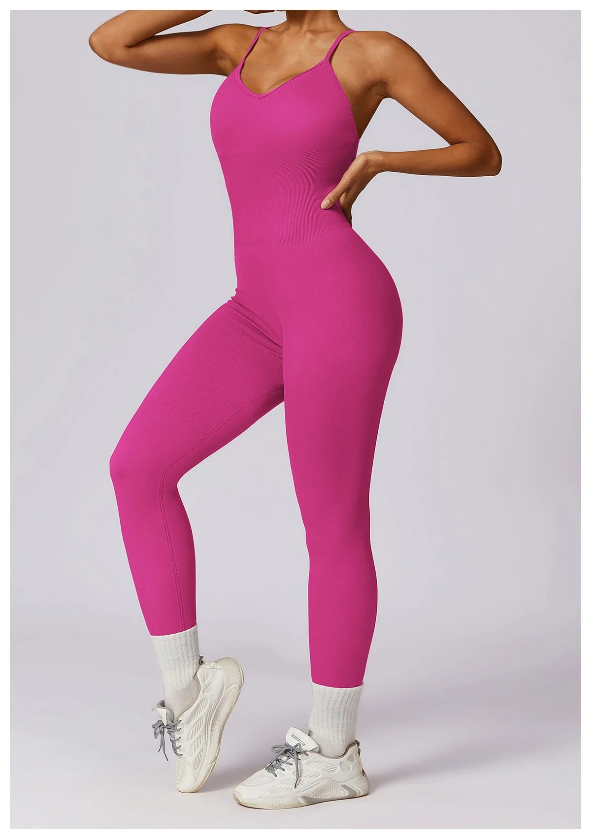 Combinaison sans couture froncée - Gymfit
