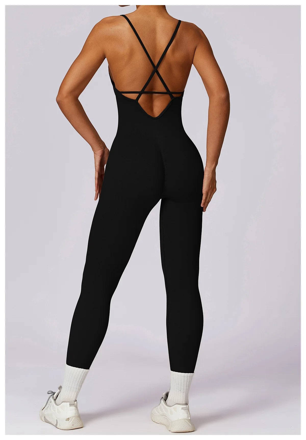Combinaison sans coutures à effet froncé - Gymfit