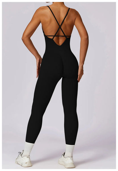 Combinaison sans coutures à effet froncé - Gymfit