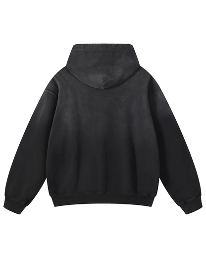 Sweat à capuche délavé - Gymfit