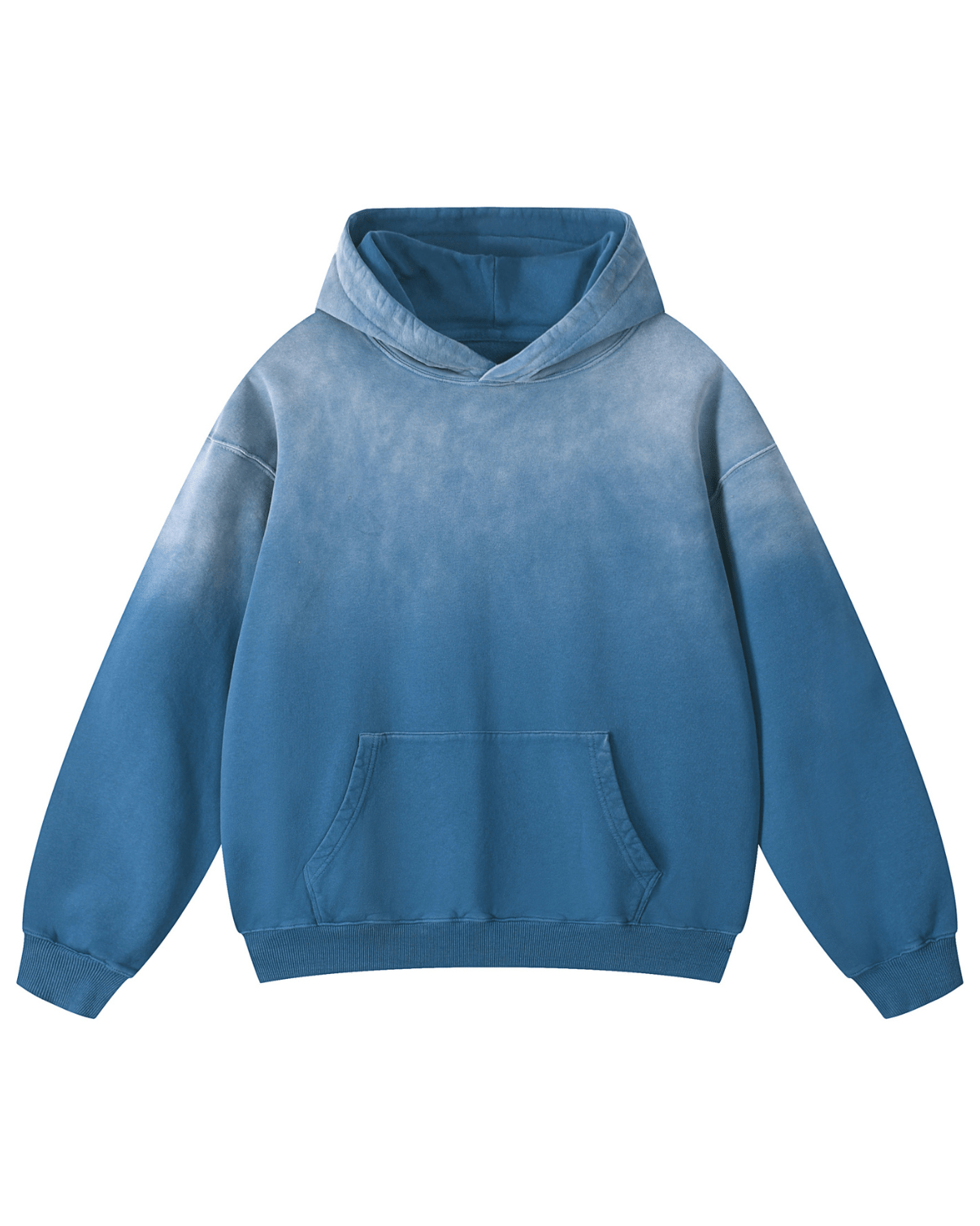 Sweat à capuche délavé effet ombré - Gymfit
