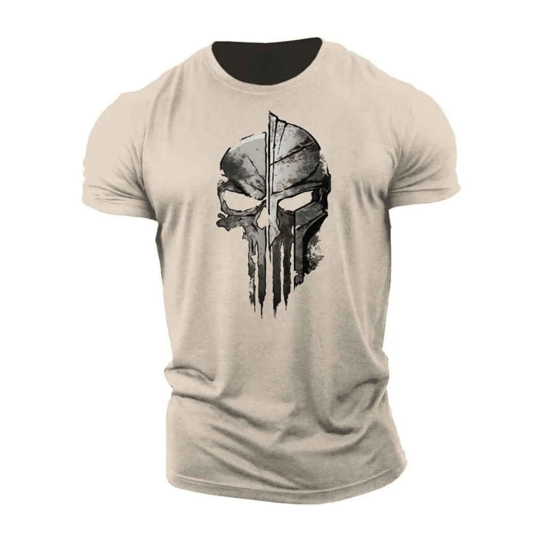T-shirt graphique squelette Spartan - Gymfit