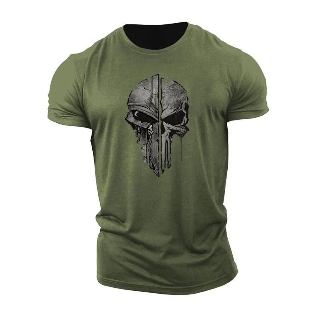 T-shirt Skull Spartan - Gymfit