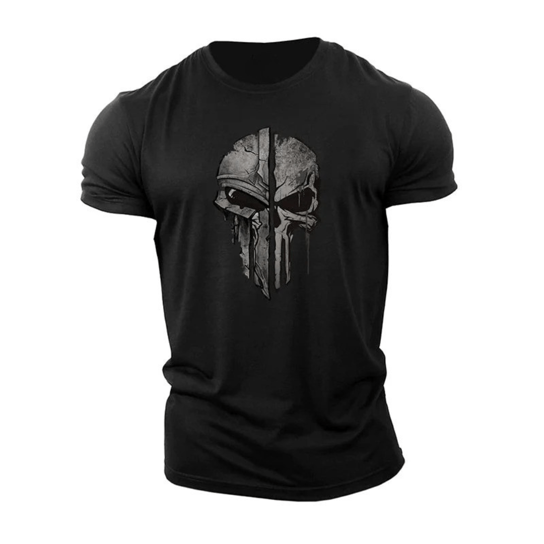 T-shirt Spartan tête de mort - Gymfit