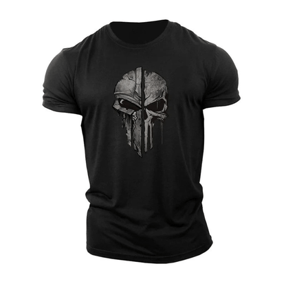 T-shirt Spartan tête de mort - Gymfit