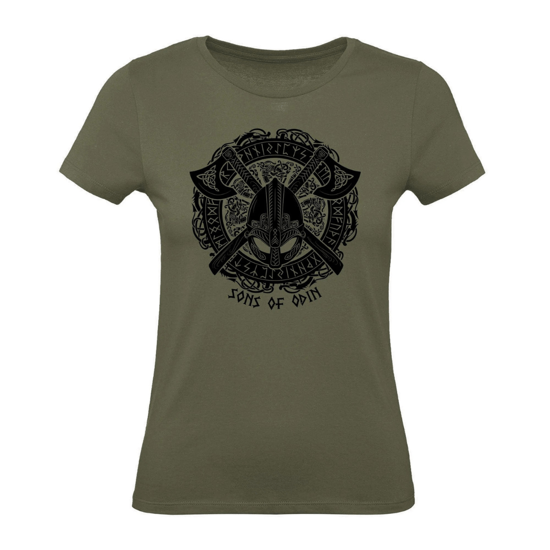 Sons Of Odin Helmet Women's T-Shirt - Gymfit