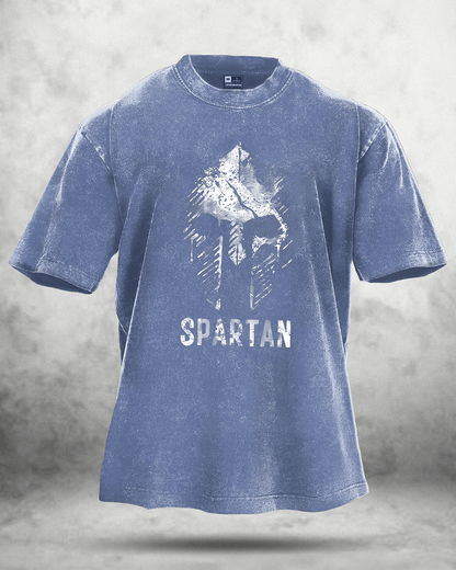 SPARTAN FADED WASHED T - SHIRT - Gymfit
