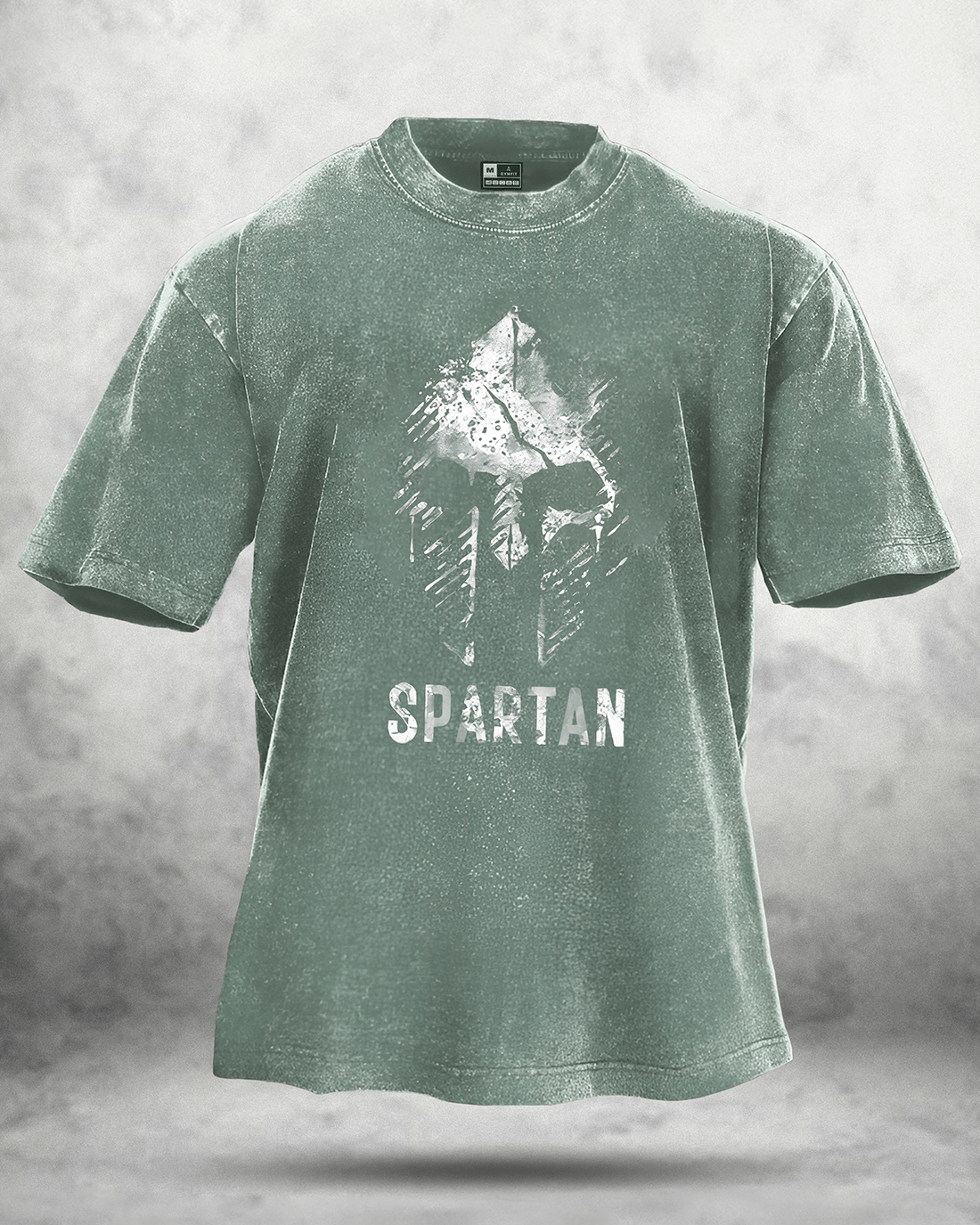 SPARTAN FADED WASHED T - SHIRT - Gymfit