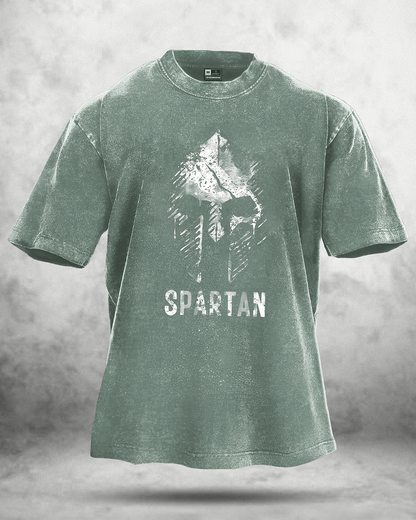 SPARTAN FADED WASHED T - SHIRT - Gymfit