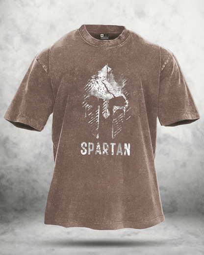 SPARTAN FADED WASHED T - SHIRT - Gymfit