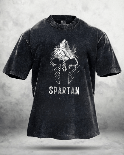 SPARTAN FADED WASHED T - SHIRT - Gymfit