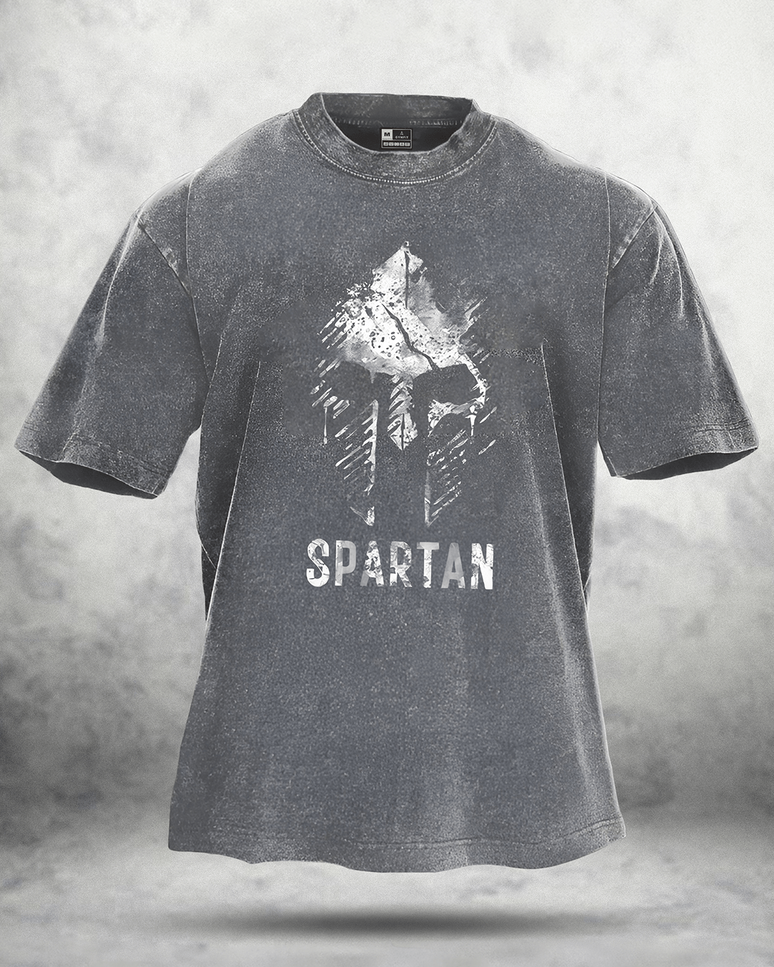 SPARTAN FADED WASHED T - SHIRT - Gymfit