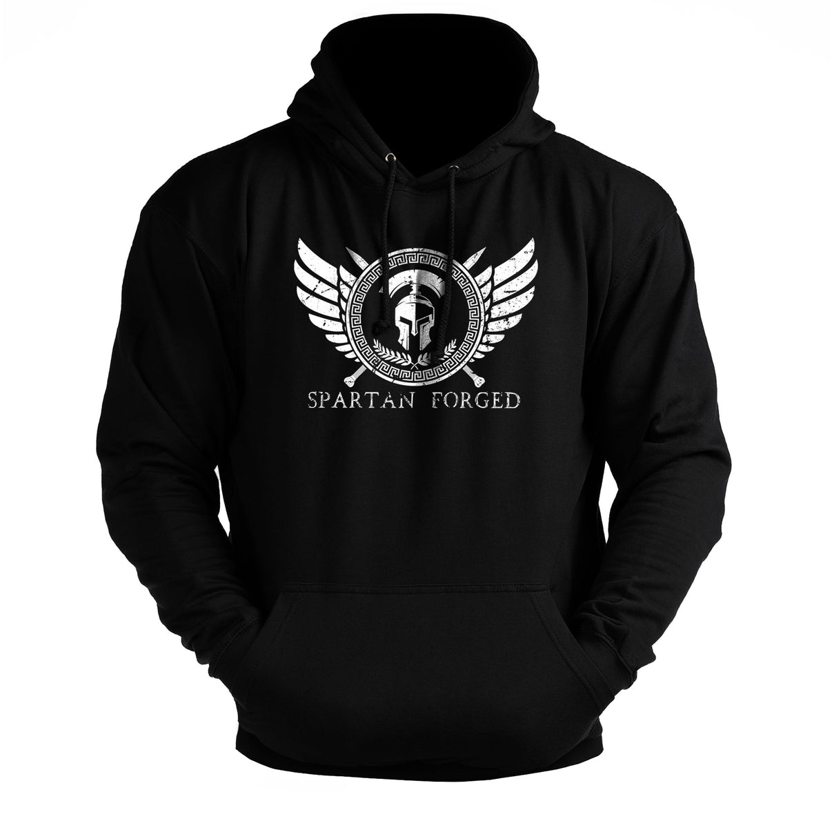 Emblème de poitrine spartiate forgé - sweat à capuche de sport - Gymfit