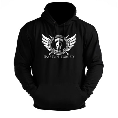 Emblème de poitrine spartiate forgé - sweat à capuche de sport - Gymfit