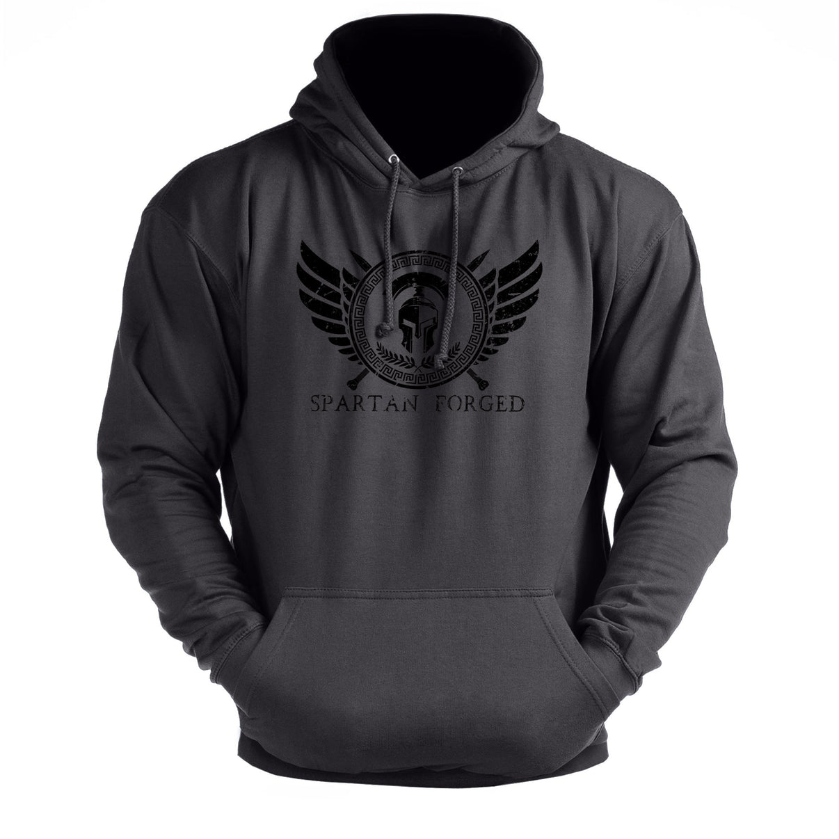 Emblème de poitrine spartiate forgé - sweat à capuche de sport - Gymfit