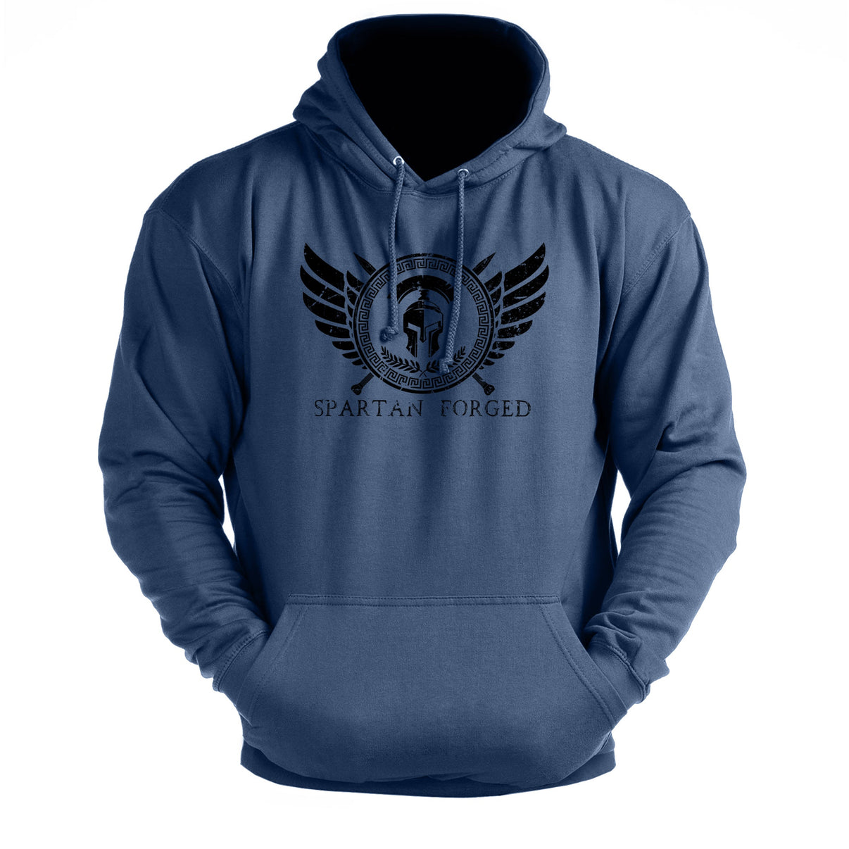Emblème de poitrine forgé façon spartiate - sweat à capuche de gym - Gymfit