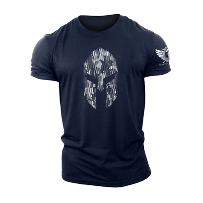 Spartan Helmet Camo T-Shirt - Gymfit