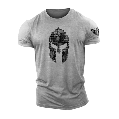 Spartan Helmet Camo T-Shirt - Gymfit