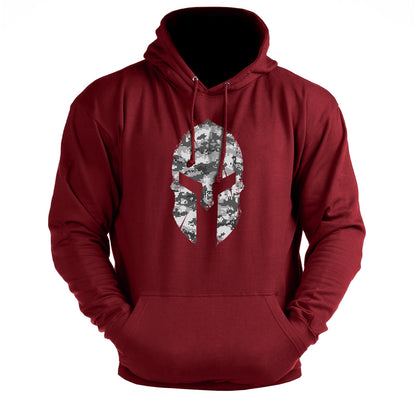 Spartan Helmet Winter Camo - Gym T-Shirt - Gymfit