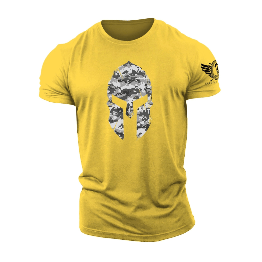 Spartan Helmet Winter Camo T-Shirt - Gymfit