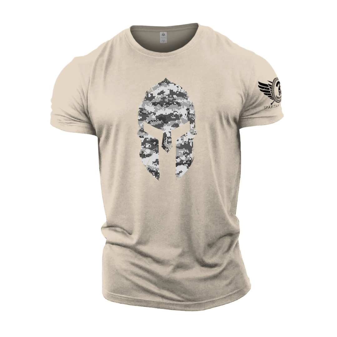 Spartan Helmet Winter Camo T-Shirt - Gymfit