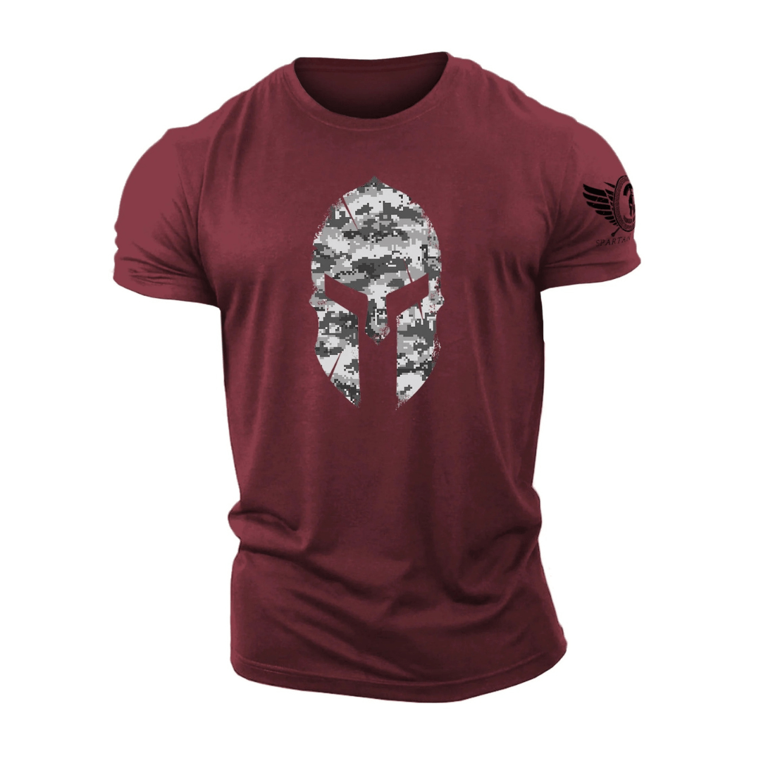 Spartan Helmet Winter Camo T-Shirt - Gymfit