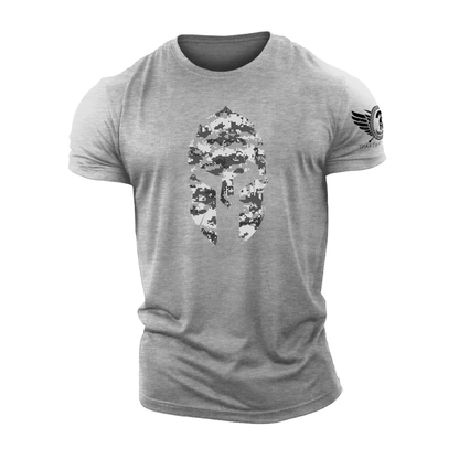 Spartan Helmet Winter Camo T-Shirt - Gymfit