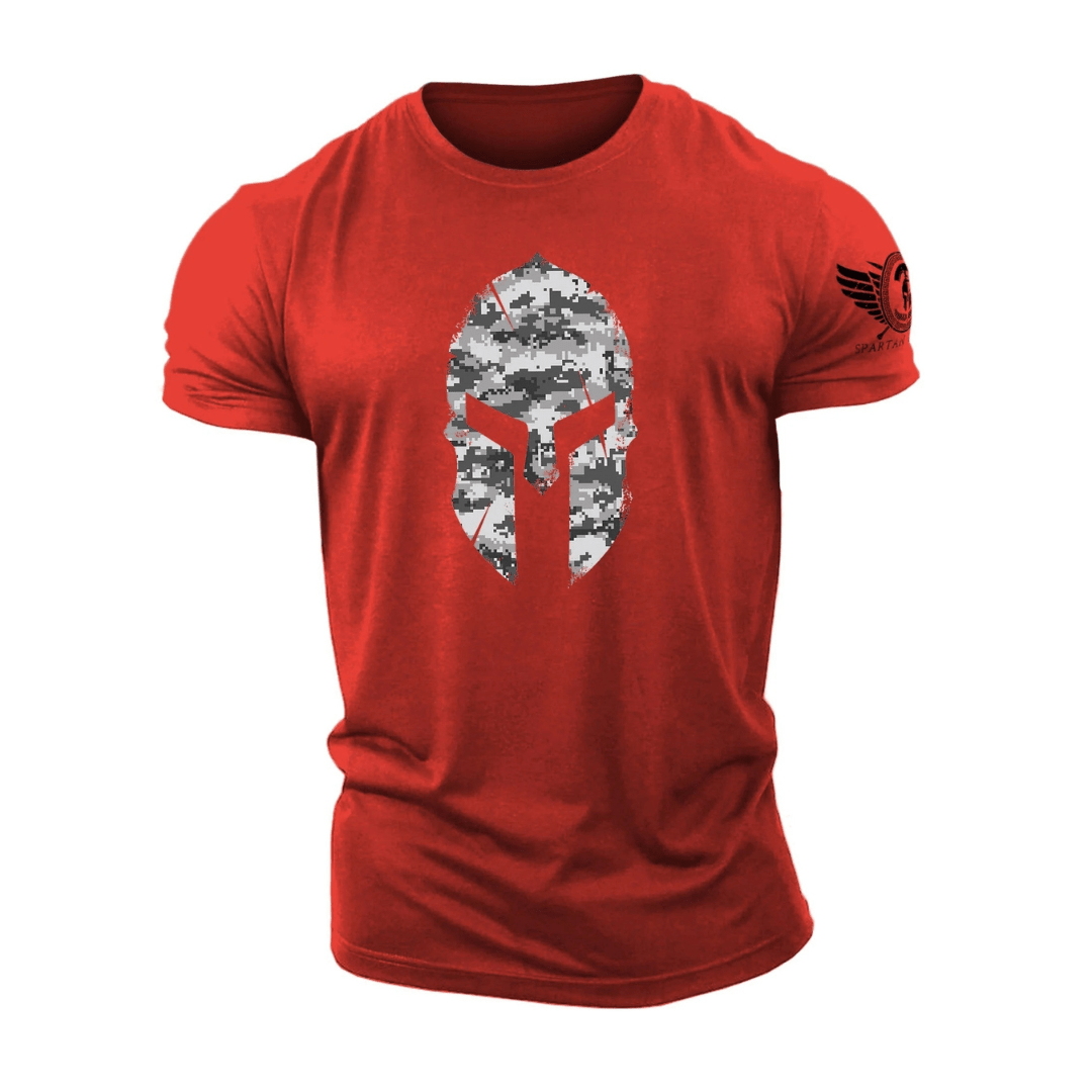 Spartan Helmet Winter Camo T-Shirt - Gymfit