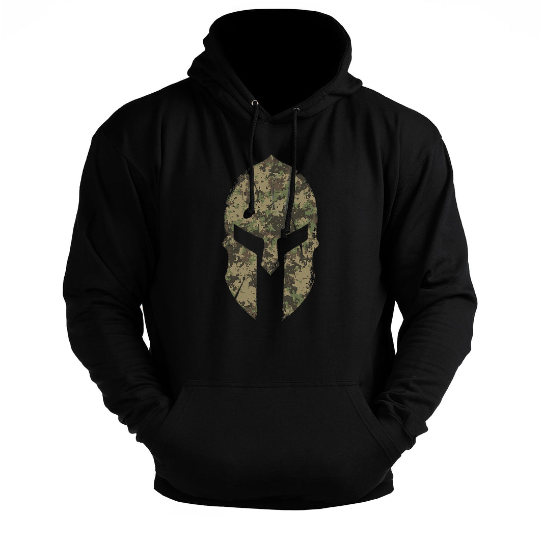 Spartan Helmet Woodland Camo - Sweat à capuche de gym - Gymfit