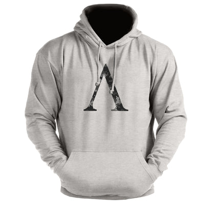 Spartan Symbol Hex Camo - Gym Hoodie - Gymfit