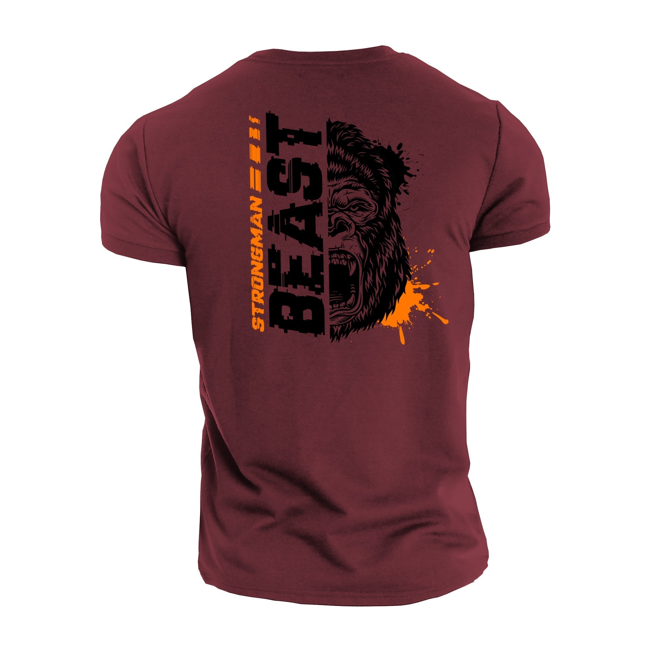 alt
T-shirt de salle de sport Strongman Beast Orange - Gymfit