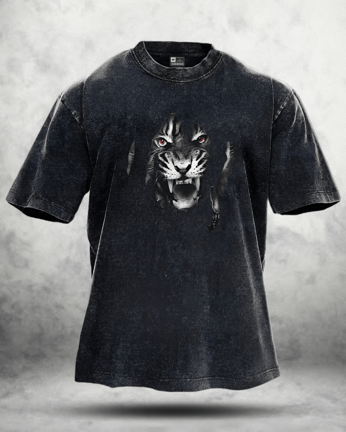 T-shirt délavé TIGER - Gymfit