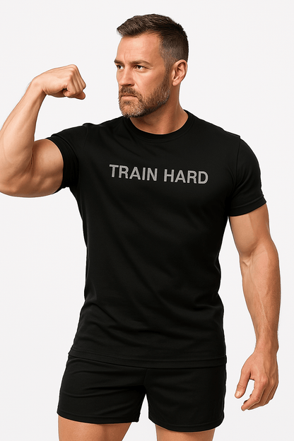Train hard, T-shirt - Gymfit