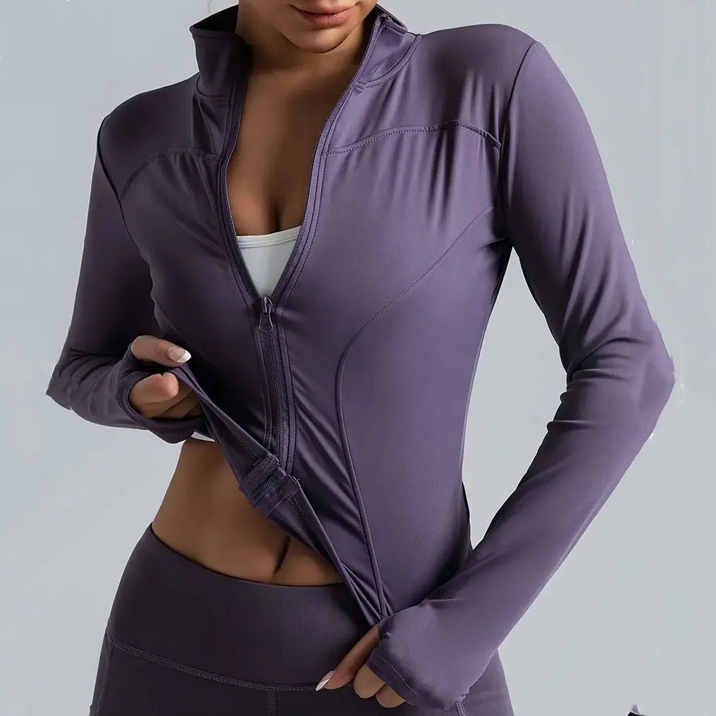 Veste d'entraînement zippée pour femme - Gymfit