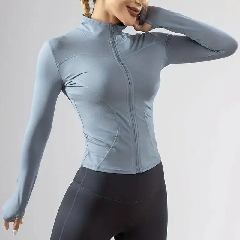 alt
Veste d’entraînement zippée pour femme - Gymfit