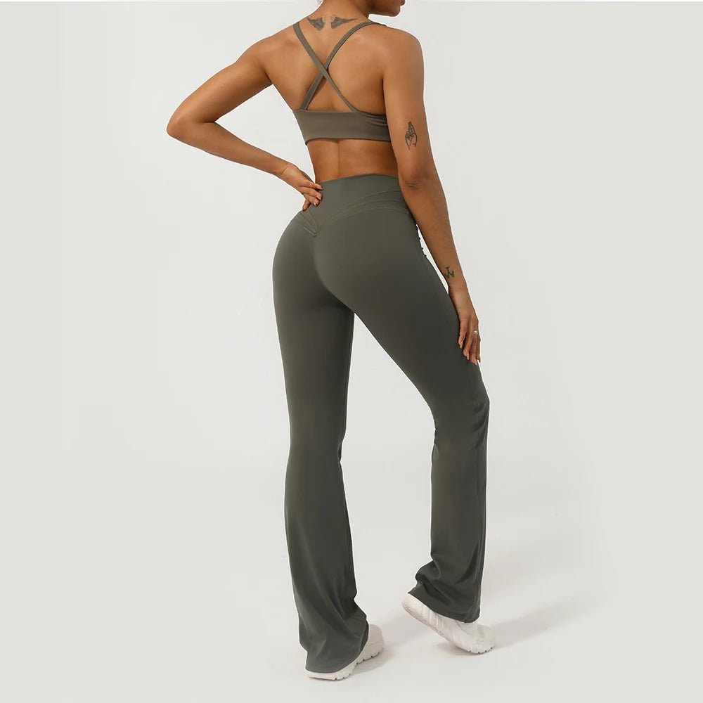 V - legging évasé croisé sur le devant - Gymfit