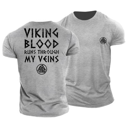T-shirt "Le sang viking coule dans mes veines" - Gymfit