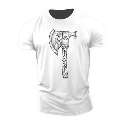 T-shirt Viking Odin à hache - Gymfit