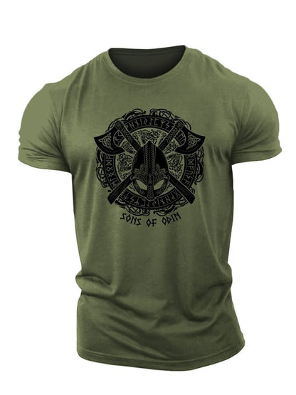 T-shirt Viking Odin aux haches - Gymfit