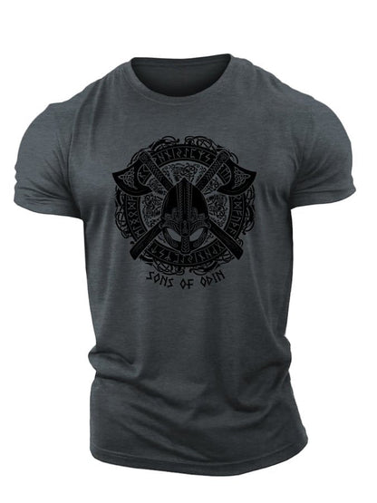 T-shirt Viking Odin Axes - Gymfit