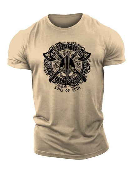 T-shirt Viking Odin à haches - Gymfit