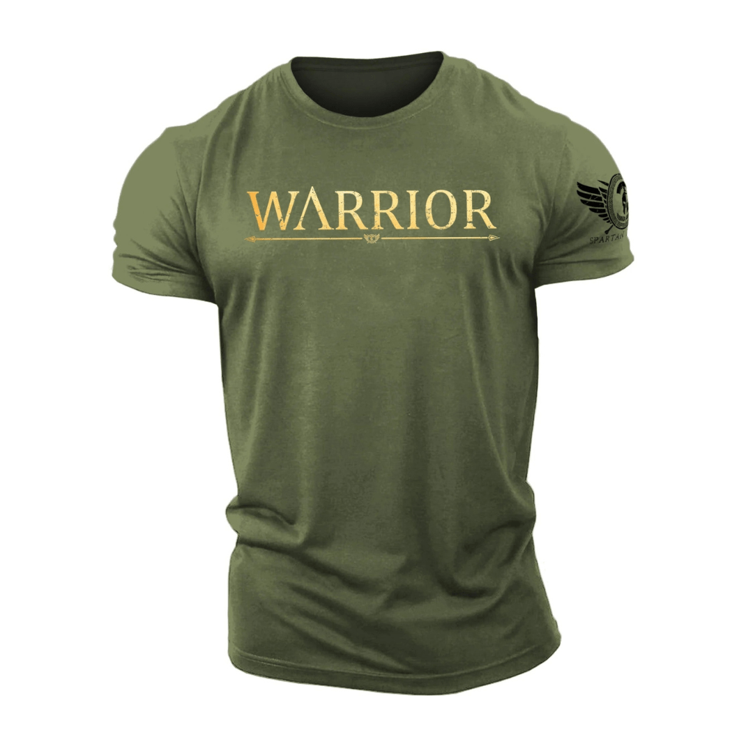 T-shirt Spartan doré Warrior - Gymfit