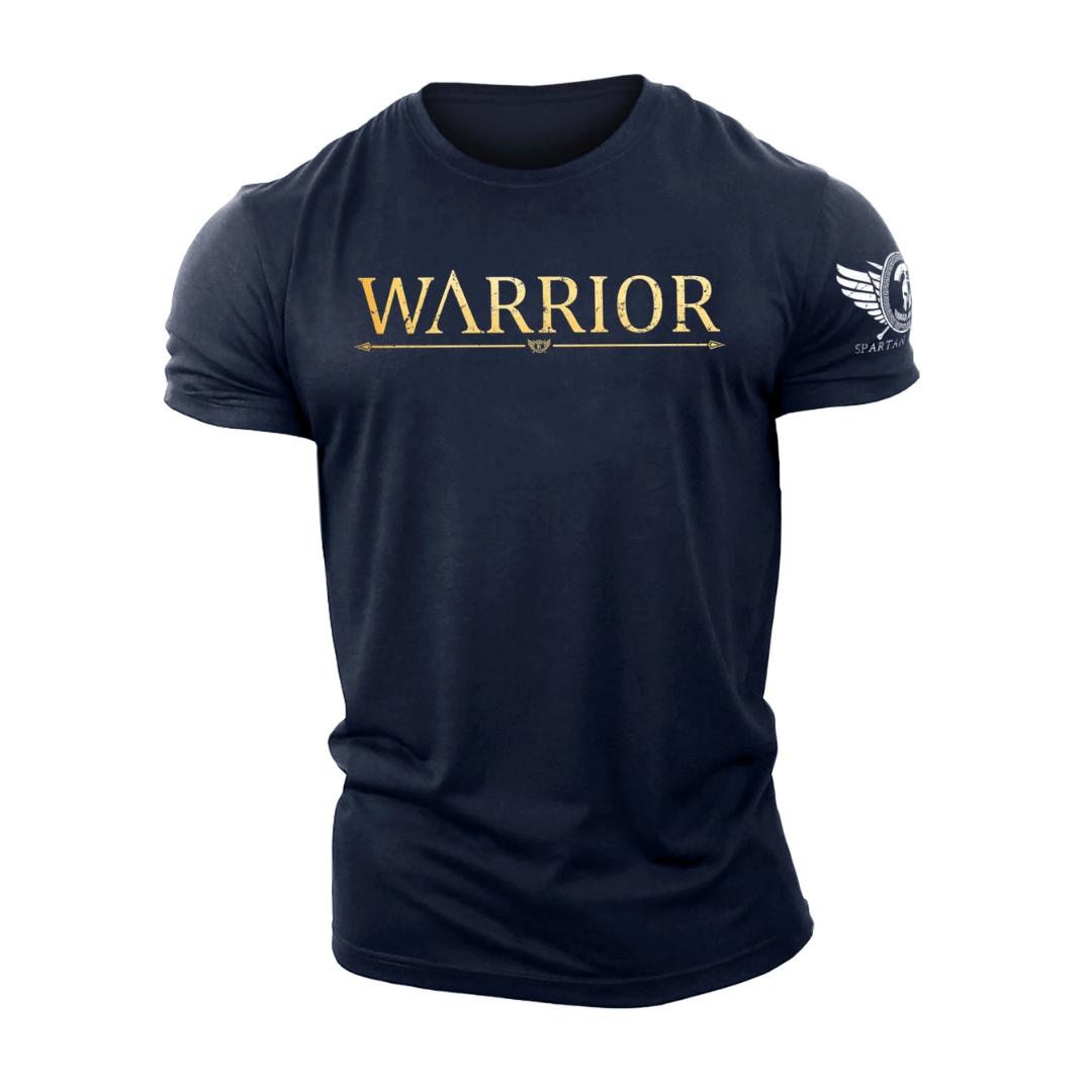 T-shirt Spartan Warrior doré - Gymfit