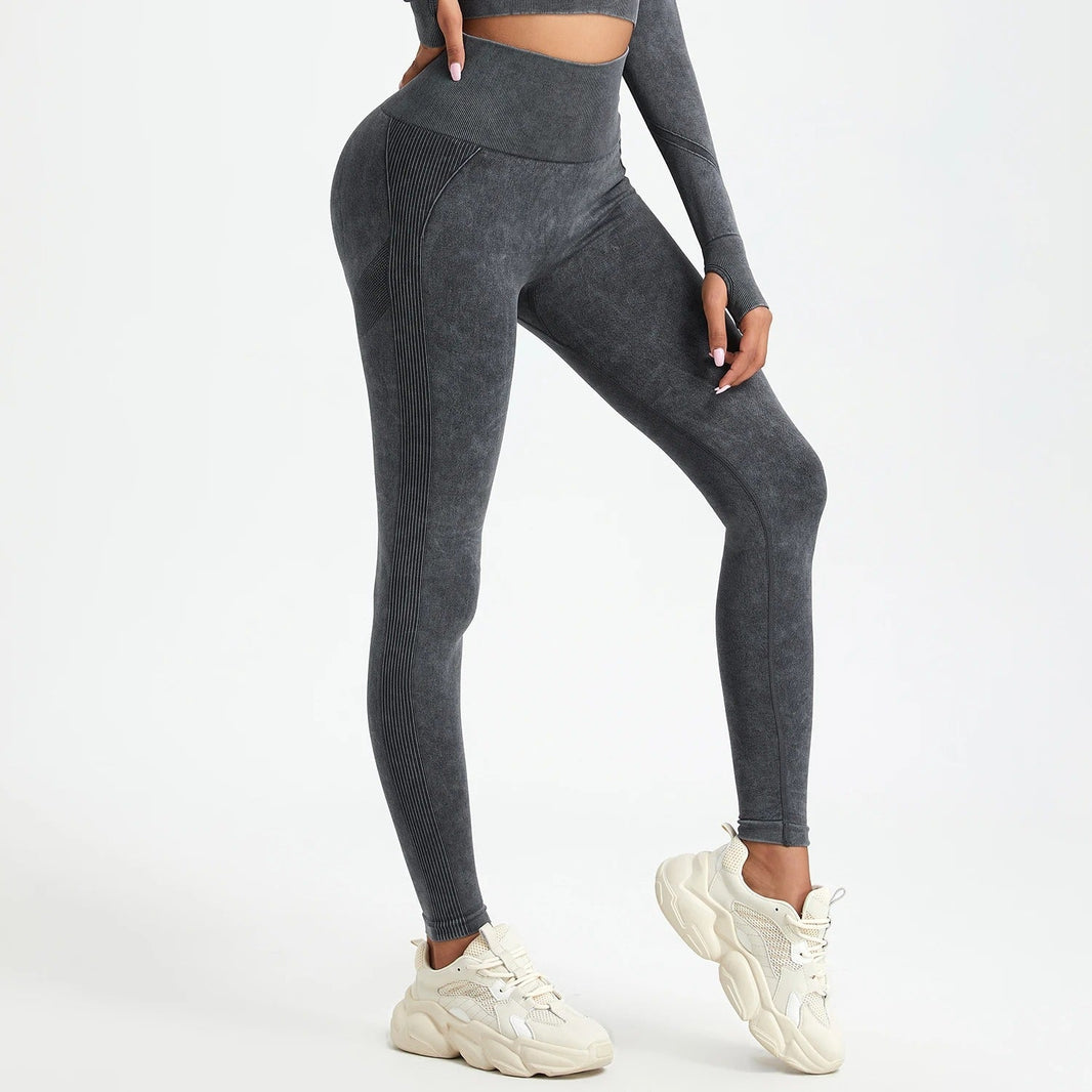 Legging push-up sans coutures délavé - Gymfit