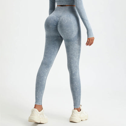 Washed seamless push - up leggings - Gymfit