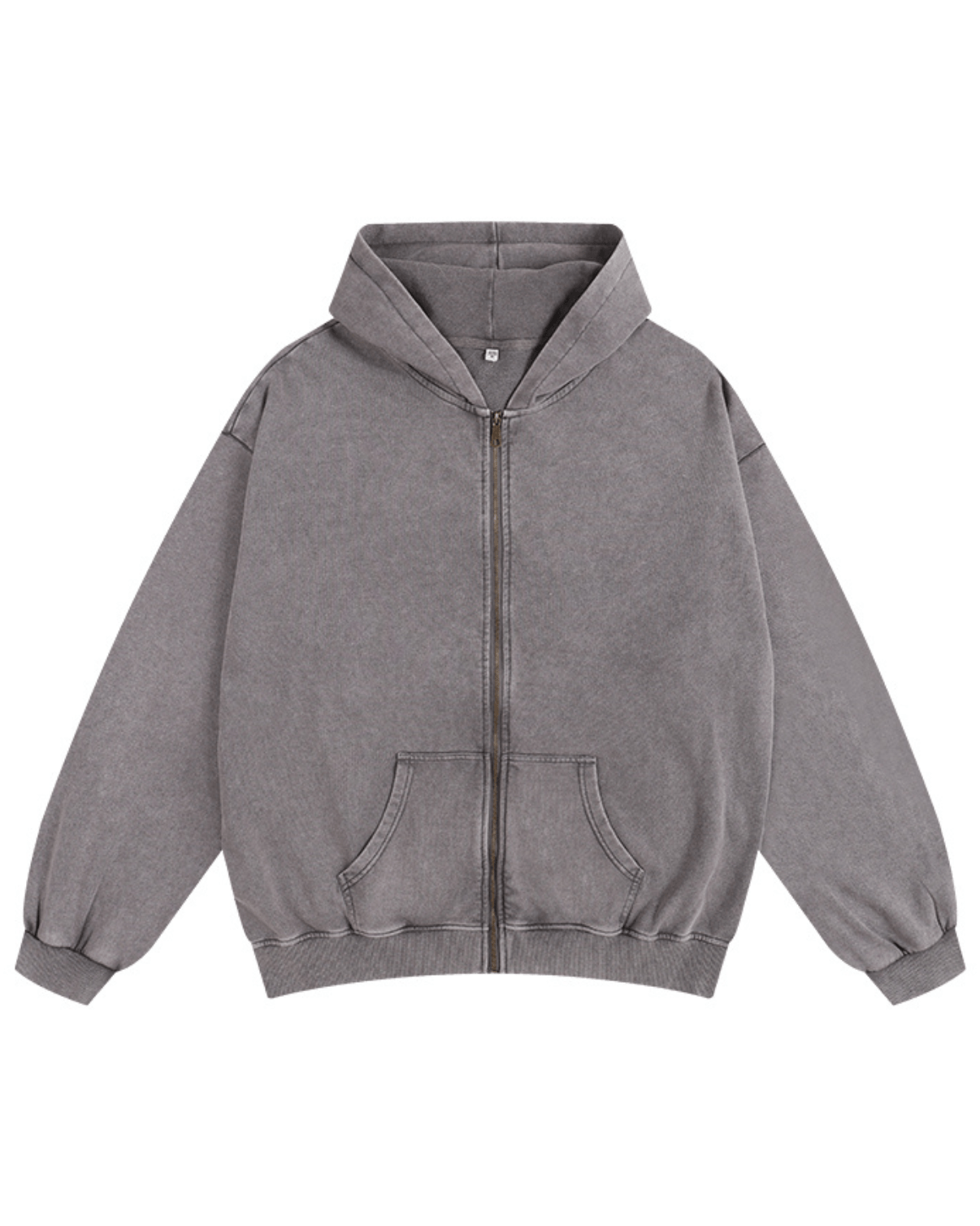 Sweat à capuche zippé effet lavé - Gymfit